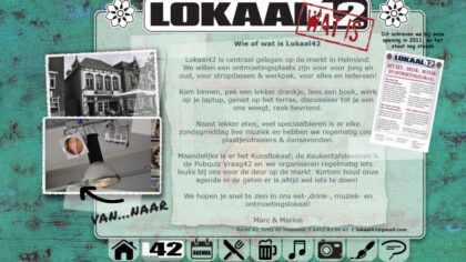 Lokaal42 op de markt in Helmond-Centrum