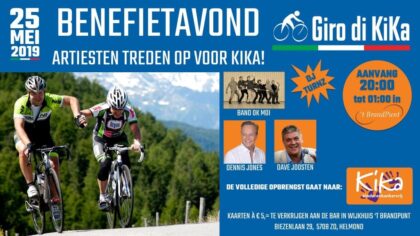Benefiet-avond voor KiKa in ’t BrandPunt