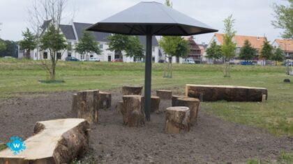 Natuurlijke bankjes in ecozone