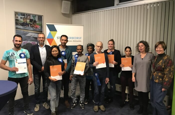 15 deelnemers ontvangen certificaat Stadsleerbedrijf