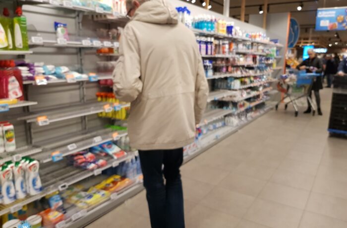 Supermarkten vragen klanten om discipline