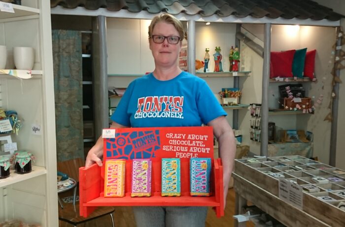 Nu ook chocola bij Tiendas Diferentes