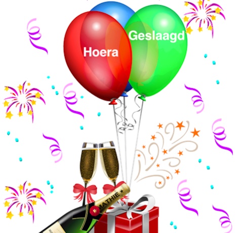 Alle geslaagden gefeliciteerd