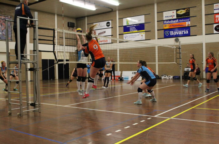 Volleybalsters Polaris verspelen kostbare punten
