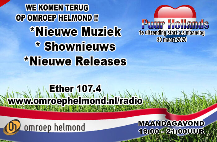 Puur Hollands komt terug op Omroep Helmond radio