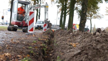 Aanleg glasvezel in Leonarduswijk en Steenweg
