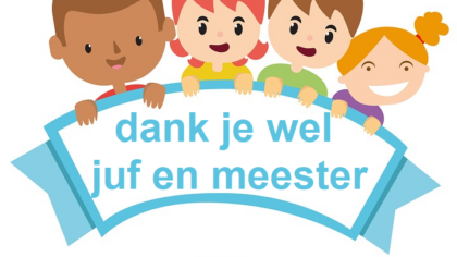 Dank je wel Juf en Meester