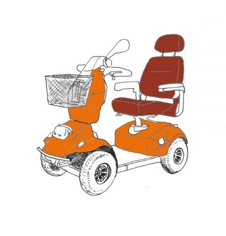 Op 24 en 31 maart Cursus vaardig en veilig op pad met de scootmobiel