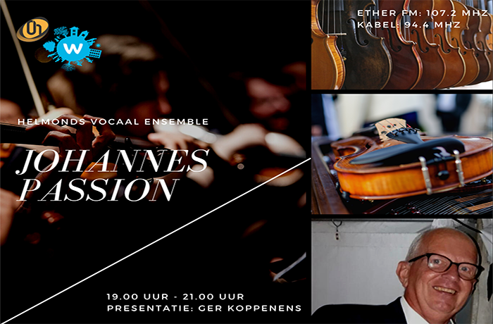 Johannes Passion bij Omroep Helmond Radio op Goede Vrijdag