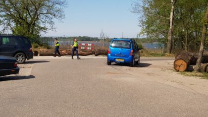 Alle toegangswegen parkeerplaats en recreatieplas Berkendonk afgesloten