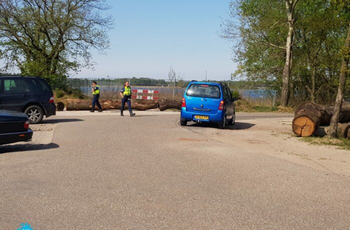 Alle toegangswegen parkeerplaats en recreatieplas Berkendonk afgesloten