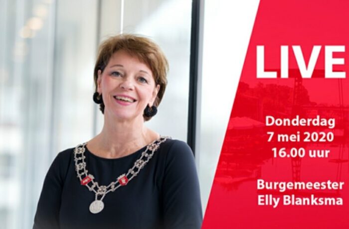 Burgemeester Elly Blanksma beantwoordt vragen