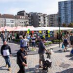 De markt weer ouderwets gezellig