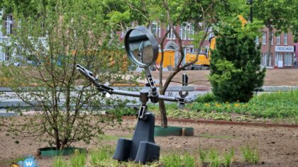 Symbolisch kunstwerk voor het Burgemeester Geukerspark
