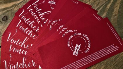 Gratis vouchers bij aankopen in het centrum