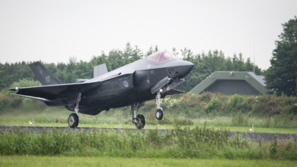 Belevingsvlucht F-35 boven de Peel