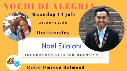 Jeugdburgemeester Noël Silalahi in radioprogramma Omroep Helmond