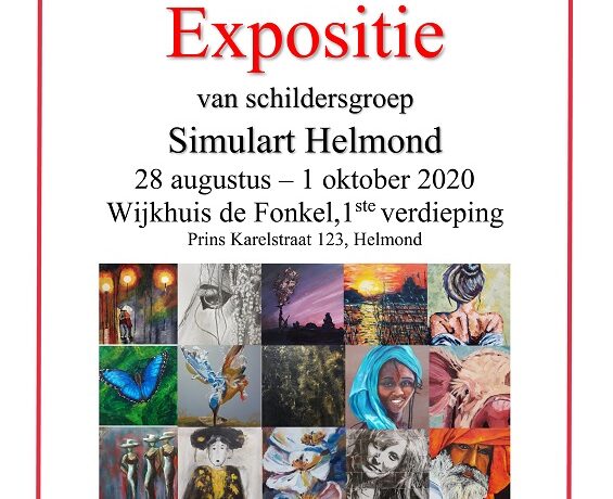 Expositie van schildersgroep Simulart Helmond in De Fonkel