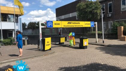 Coronateststraat in garage City Sporthal geopend