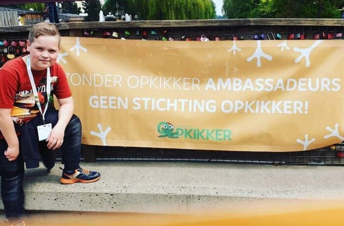 Ambassadeur Luc Swinkels houdt loterij voor Stichting Opkikker