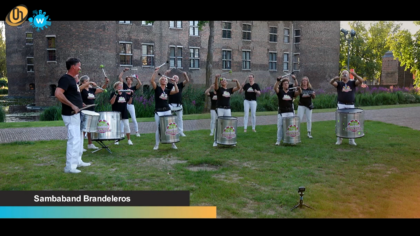 Brandeleros verzorgt miniconcert in kasteeltuin