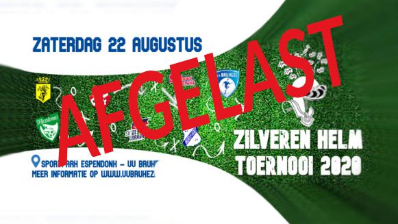 Zilveren Helm Toernooi afgelast