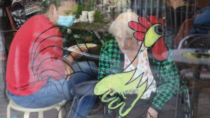 Kunstzinnige bewoners van De Pannehoeve