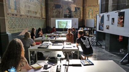 Restauratie door studenten in de St.Lambertuskerk