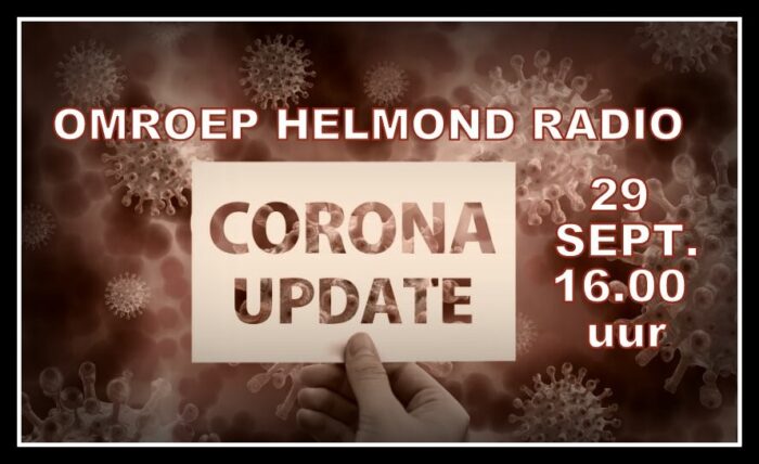 Extra uitzending Corona Update bij Omroep Helmond