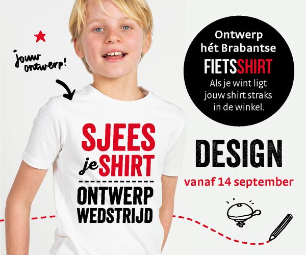 Ontwerpwedstrijd voor hét Brabantse fietsshirt sjeesjeshirt