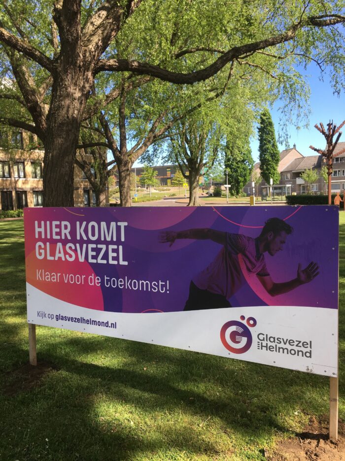 In Helmond-West komt ook glasvezel te liggen
