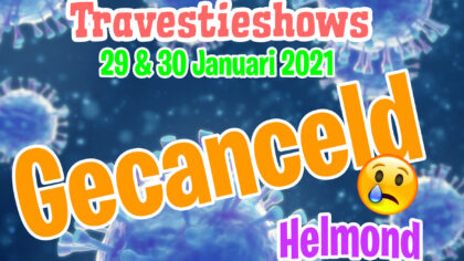 Travestieshows Olietrappers gaan niet door