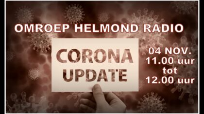 Extra uitzending Corona Update bij Omroep Helmond radio.