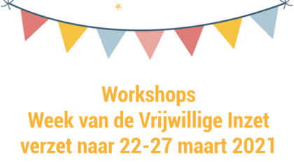 Week Vrijwillige Inzet verplaatst naar maart 2021