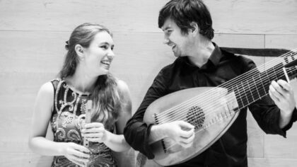 Blokfluitiste Lucie Horsch op 13 december in Helmond