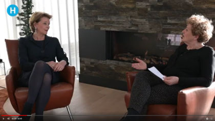 Burgemeester Elly Blanksma blikt terug op een moeilijk jaar