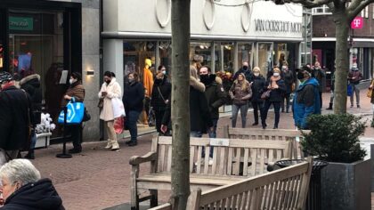 Enorme drukte in het centrum van Helmond
