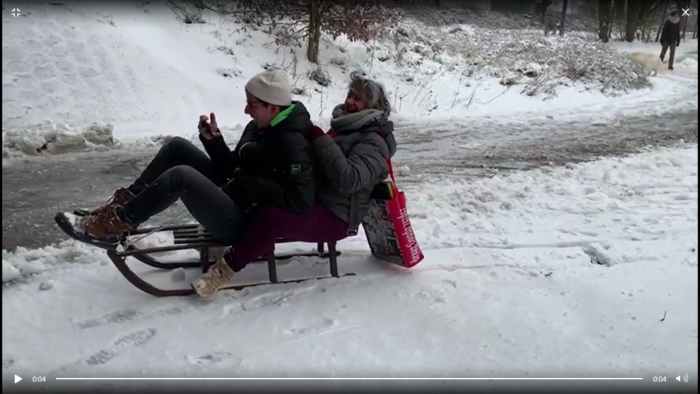 Weer even kind voelen in de sneeuw