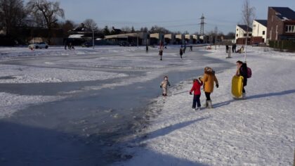 Na sneeuwpret ook schaatspret