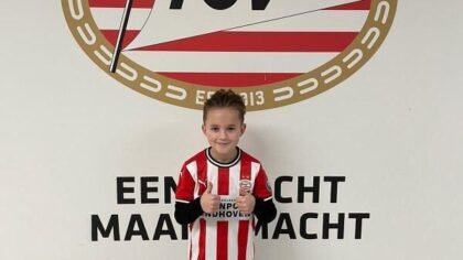 Helmondse Graziano Hazes (7) gaat bij PSV voetballen