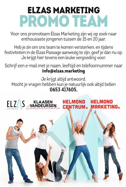 Elzas Passage zoekt enthousiaste jongeren voor promotieteam