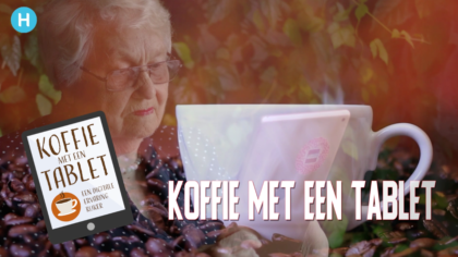 Koffie met een Tablet op Dit is Helmond