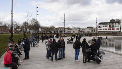Demonstratie in Geukerspark is rustig verlopen