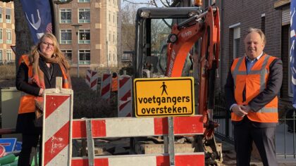 Graafwerk voor glasvezel in Helmond-West is begonnen