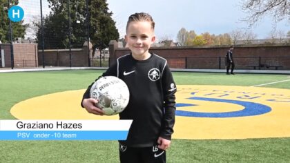 Graziano Hazes via Helmondse Voetbalschool naar PSV