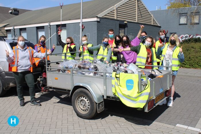 Helicon MBO goed bezig voor de Clean Up Challenge