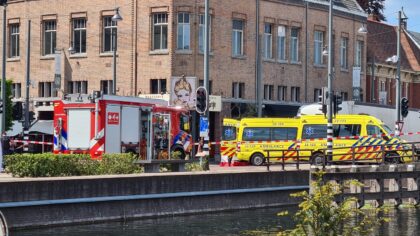 Aanrijding fietser met een vrachtwagen Kanaaldijk
