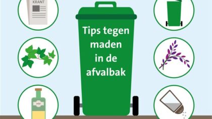 Tips om maden te voorkomen in het GFT