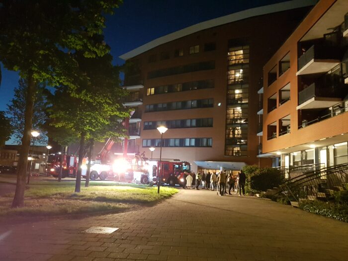 Brand in kelder appartementencomplex Groenstraat
