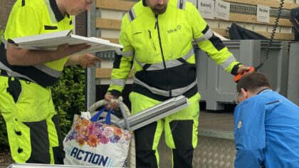 Weer veel afval ingezameld bij GRIP-wagen